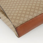 Celine Vintage Macadam Circle Logo Shoulder Bag Canvas and Leather - image 12
