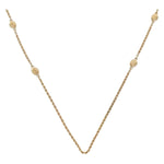 Christian Dior CD Round Pendant Necklace Metal - image 1