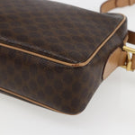 Celine Vintage Macadam Shoulder Bag Canvas and Leather - image 11