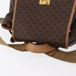 Celine Vintage Macadam Backpack Canvas and Leather - image 15
