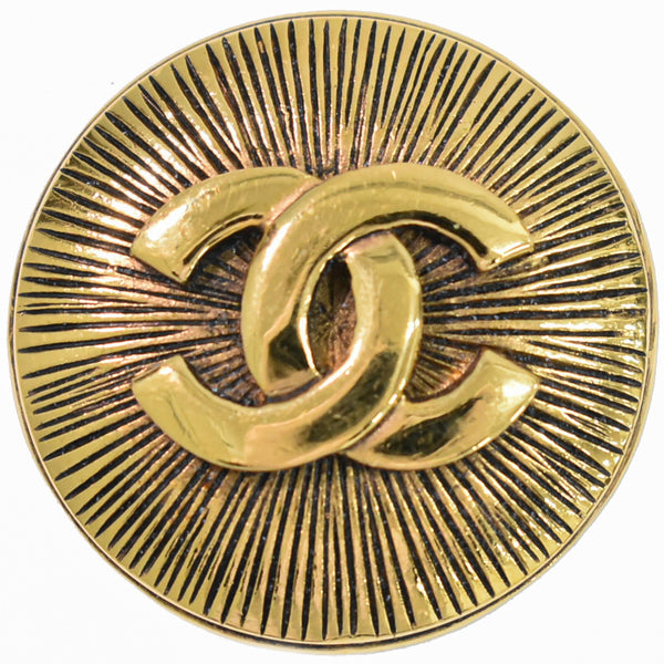 Chanel CC Brooch Metal - image 1