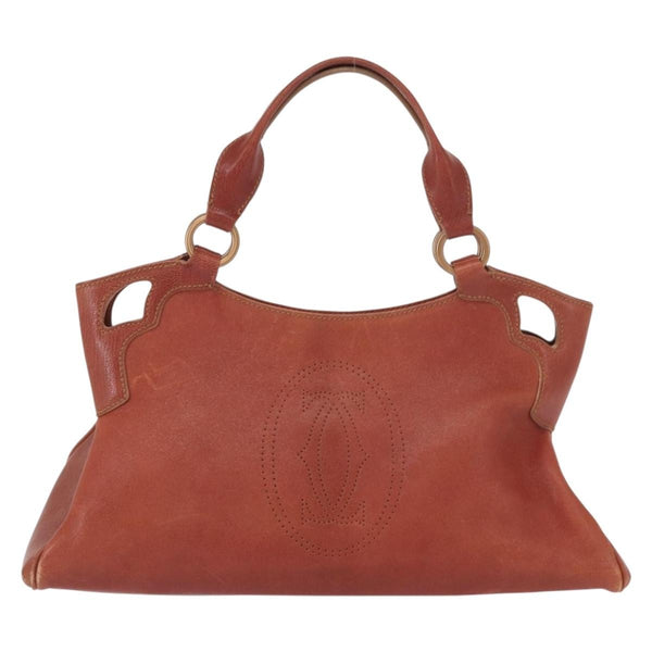 cartier Marcello Handbag Leather