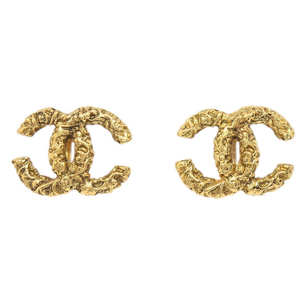 Chanel CC Clip On Earrings Metal - image 1