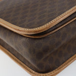 Celine Vintage Macadam Shoulder Bag Canvas and Leather - image 8