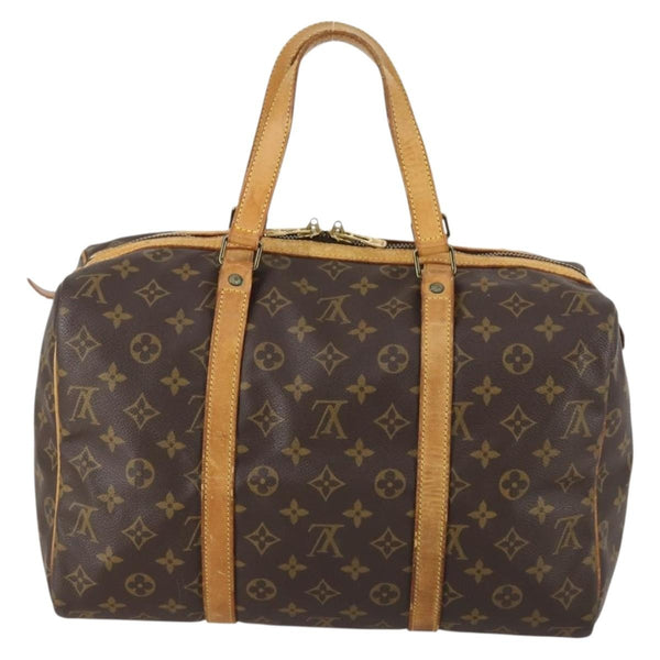 Louis Vuitton Sac Souple Handbag Monogram Canvas 35