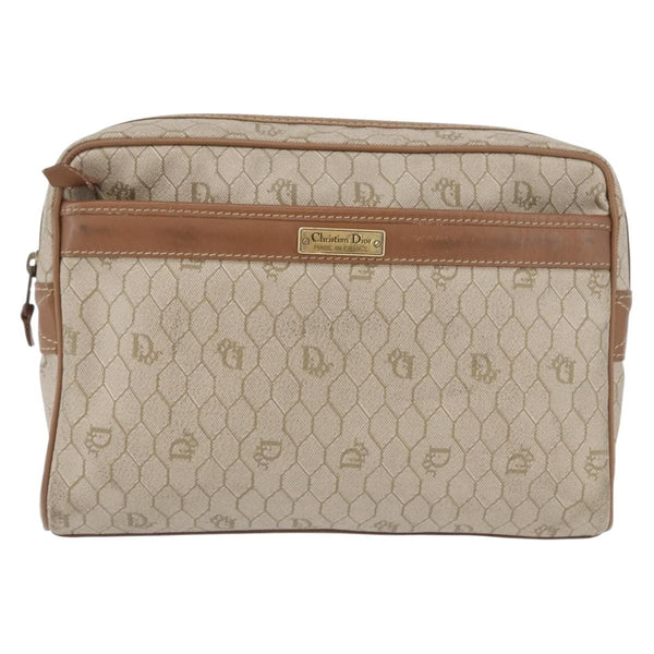 Christian Dior Vintage honeycomb clutch Canvas - image 1