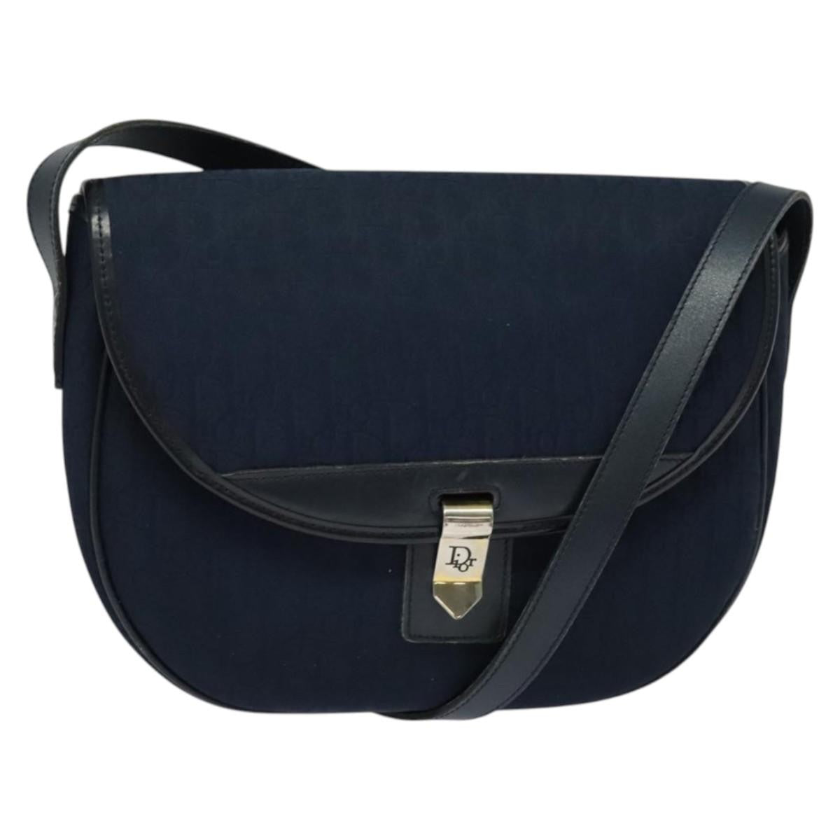 Christian Dior Vintage Trotter Shoulder Bag Canvas - image 1