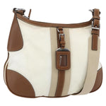 Prada Vintage Shoulder Bag Nylon and Leather - image 1
