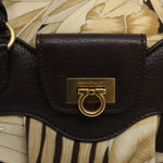 Salvatore Ferragamo Gancini Shoulder Bag Canvas - image 13