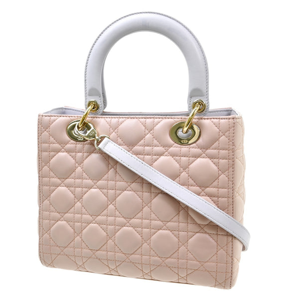 Christian Dior Lady Dior Bag Cannage Quilt Lambskin Medium