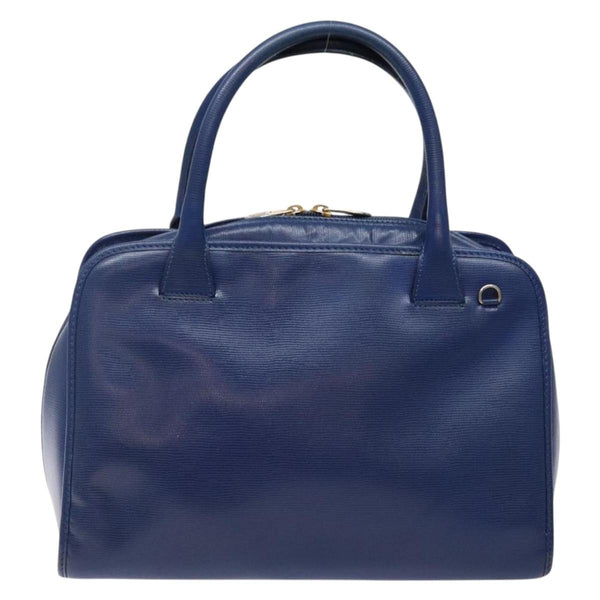 Celine Circle Logo Handbag Leather