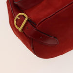 Salvatore Ferragamo Gancini Flap Drawstring Backpack Suede - image 12