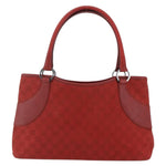 Gucci Vintage Ring Tote GG Canvas with Leather Medium - image 1