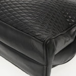 Bally Vintage Tote Bag Quilted Leather - image 10