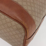 Celine Vintage Macadam Shoulder Bag Canvas and Leather - image 12