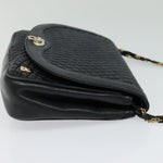 Bally Vintage Chain Shoulder Bag Quilted Leather - image 4
