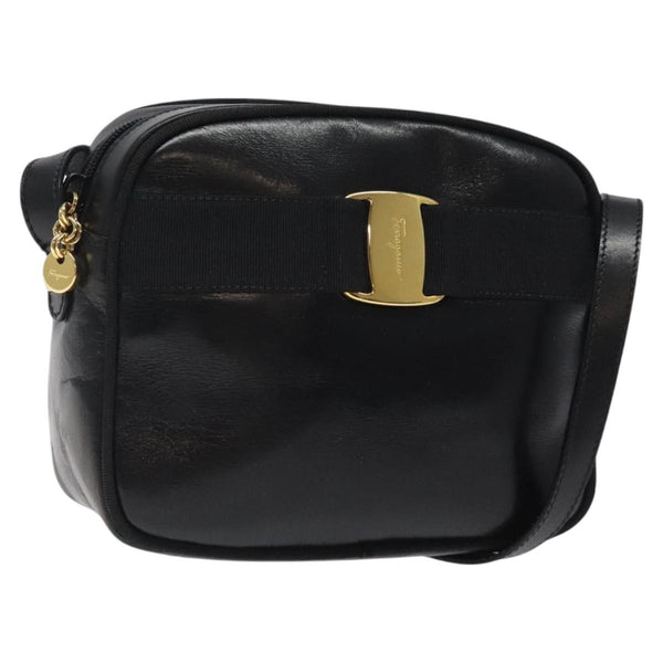 Salvatore Ferragamo Vara Bow camera Shoulder Bag Leather - image 1