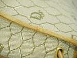 Christian Dior Vintage Honeycomb Shoulder Bag Canvas - image 12