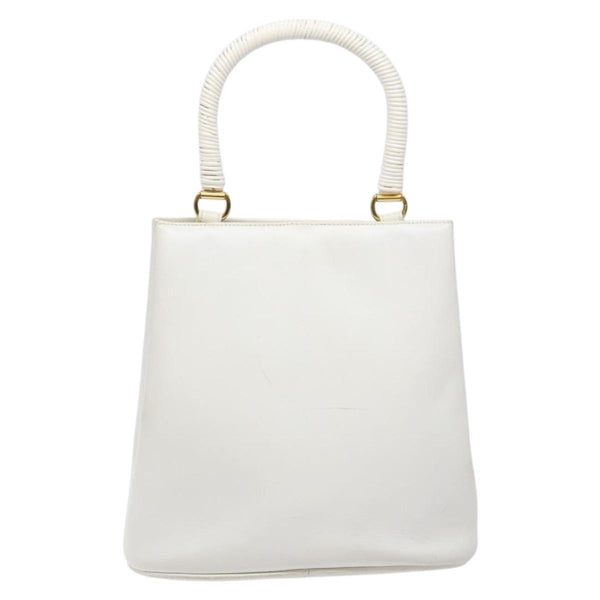 Salvatore Ferragamo Vintage Gancini Convertible Top Handle Bag Leather