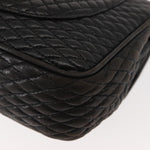 Bally Vintage Chain Shoulder Bag Quilted Leather - image 8