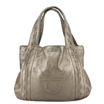 Salvatore Ferragamo Gancini handbag Leather - image 1