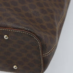 Celine Vintage Macadam Shoulder Bag Canvas and Leather - image 12