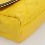 Chanel Two Tone Mademoiselle Lock Flap Bag Quilted Lambskin Large - image 10