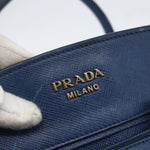 Prada Cuir Frame Convertible Tote Canvas and Saffiano Leather Small - image 15