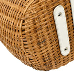 Salvatore Ferragamo Basket Gancini Handbag Leather and Wicker - image 7