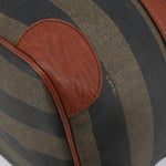 Fendi Vintage Pequin Boston Bag Coated Canvas Medium - image 11