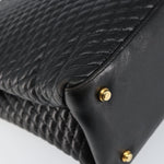 Bally Vintage Handbag Quilted Leather - image 11