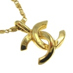 Chanel CC Pendant Necklace Metal - image 2