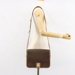 Celine Vintage Macadam Shoulder Bag Canvas and Leather - image 13