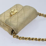 Chanel Vintage Square CC Flap Bag Quilted Leather Micro - image 17