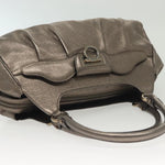 Salvatore Ferragamo Gancini handbag Leather - image 7