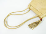 Chanel Vintage CC Tassel Shoulder Bag Lambskin Small - image 7