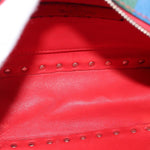 Valentino Garavani Rockstud 1973 Camera Crossbody Bag Striped Leather - image 5