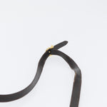 Salvatore Ferragamo Gancini handbag Suede - image 19