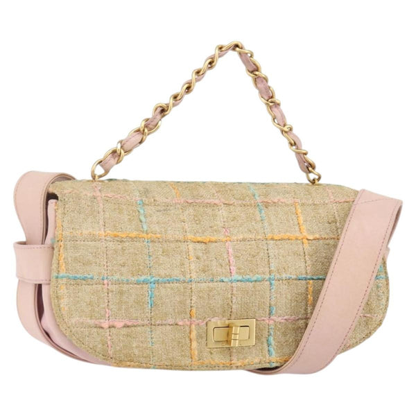 Chanel Chocolate Bar 2.55 Shoulder bag Tweed - image 1