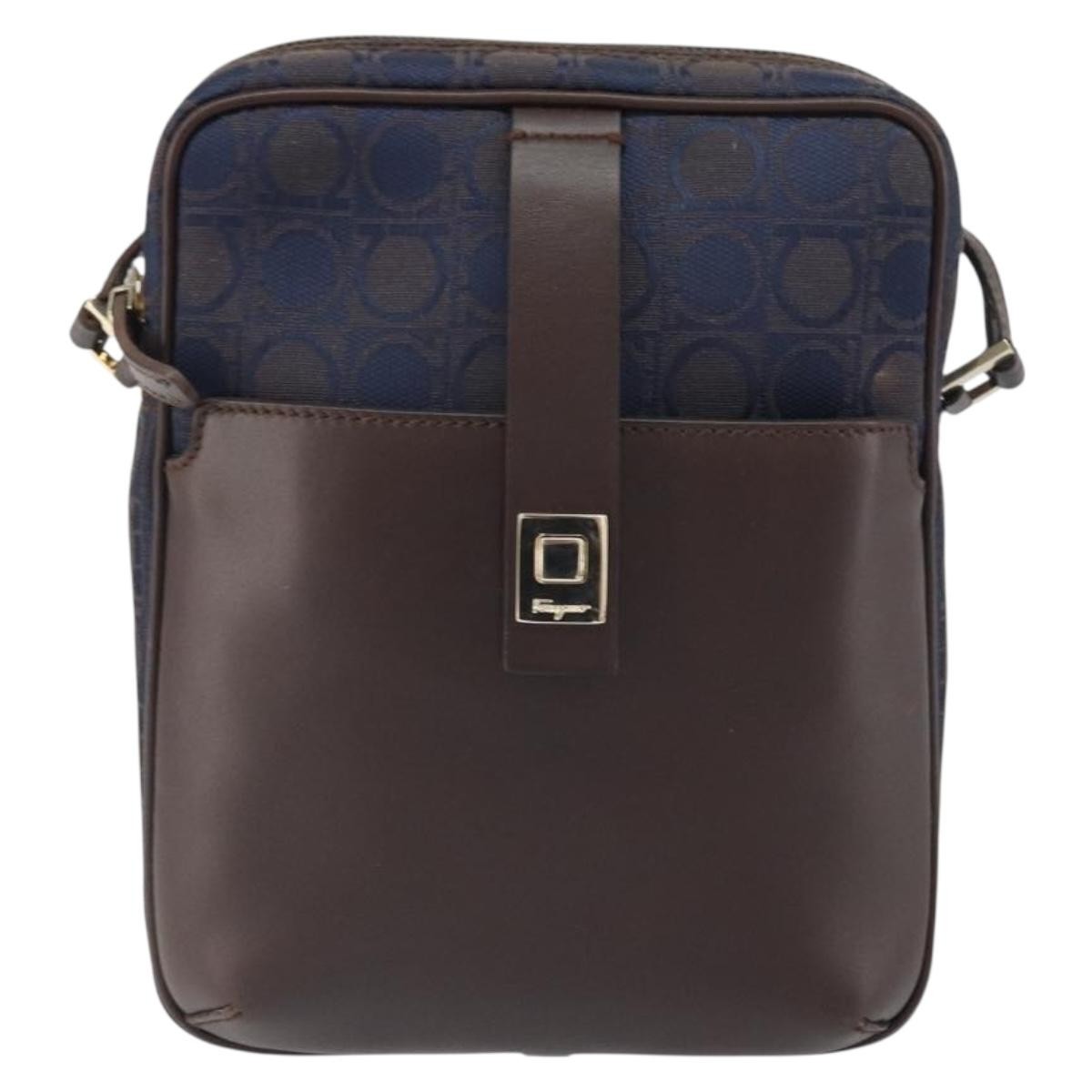 Salvatore Ferragamo Gancini Shoulder Bag Nylon - image 1