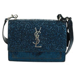 Saint Laurent Sunset Satchel Glitter Small - image 1