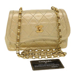 Chanel Vintage CC Chain Flap Bag Quilted Lambskin Mini - image 18