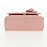 Chanel Vintage Camellia Flap Bag Quilted Lambskin Micro - image 19