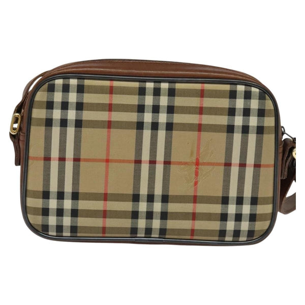 Burberry Camera Bag Vintage Check Canvas Medium