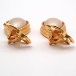 Chanel CC Teardrop Earrings Metal with Faux Pearl - image 5