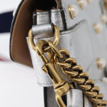 Gucci Broadway Pearly Bee Shoulder Bag Embellished Leather Mini - image 19