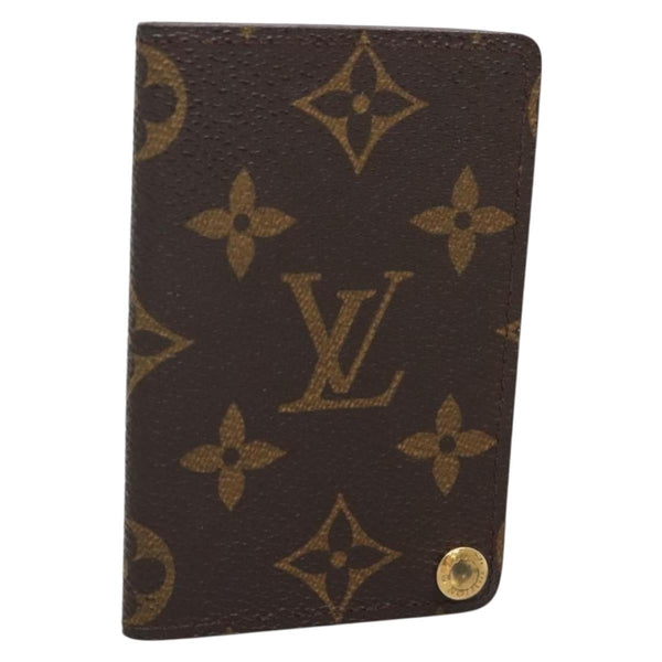 Louis Vuitton Porte Cartes Pression Card Case Monogram Canvas - image 1