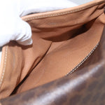 Celine Vintage Macadam Shoulder Bag Canvas and Leather - image 20