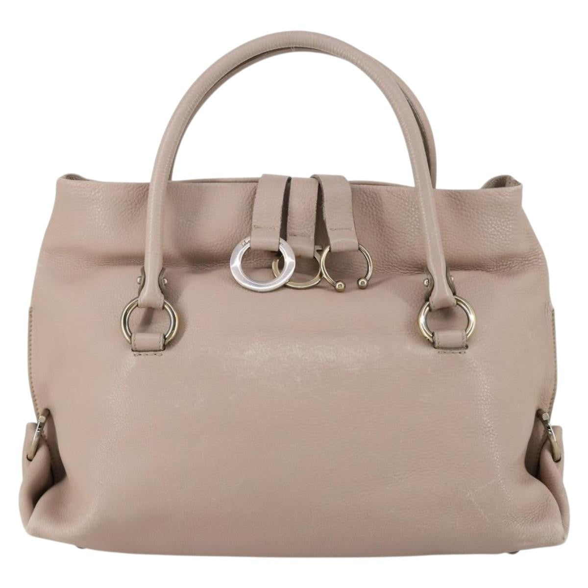 Salvatore Ferragamo Gancini Shoulder Bag Leather - image 1