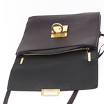 Salvatore Ferragamo Gancini Shoulder Bag Leather - image 20
